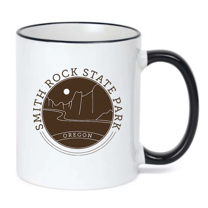 Smith Rock State Park Oregon Black Color Changing Mug