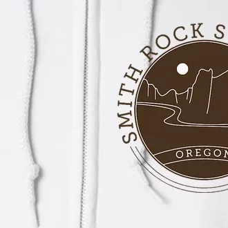 Smith Rock State Park Oregon Full Zip Hoodie