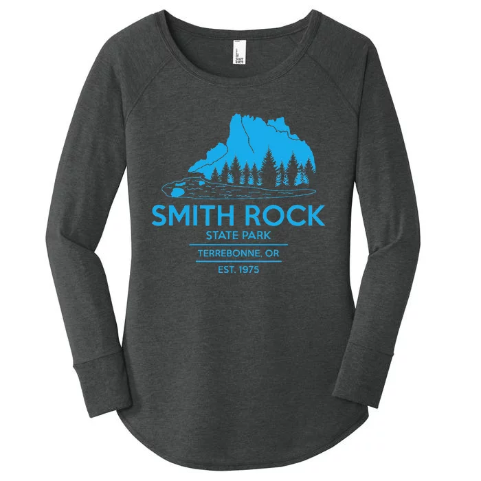 Smith Rock State Park Oregon State Park Women's Perfect Tri Tunic Long Sleeve Shirt