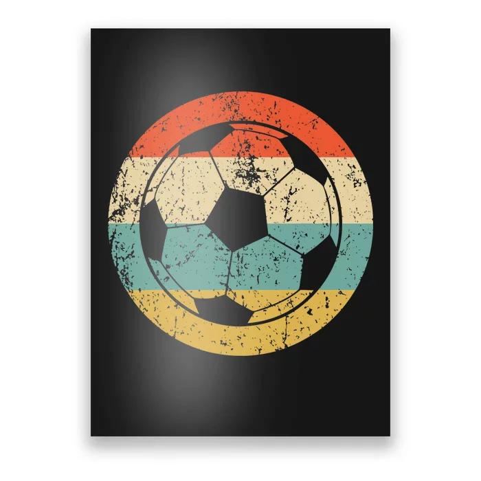 Soccer Retro Soccer Ball Poster