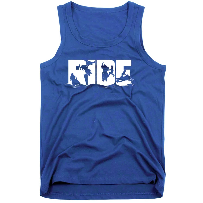 Snowmobile Ride Snowmobiling Winter Sport Gift Tank Top