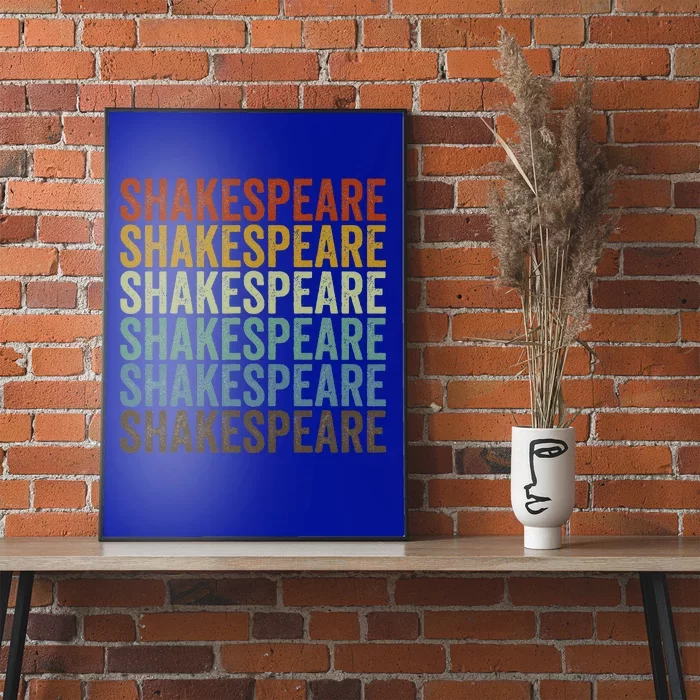 Shakespeare Retro Poster