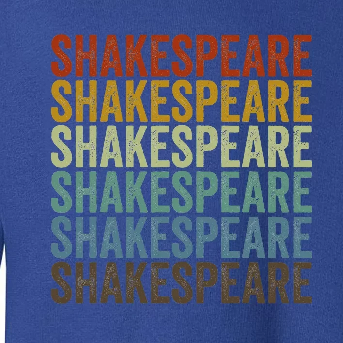 Shakespeare Retro Toddler Sweatshirt