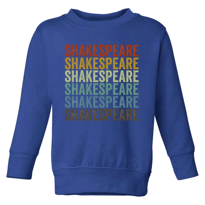 Shakespeare Retro Toddler Sweatshirt