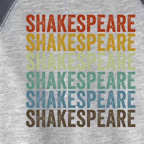 Shakespeare Retro Toddler Fine Jersey T-Shirt