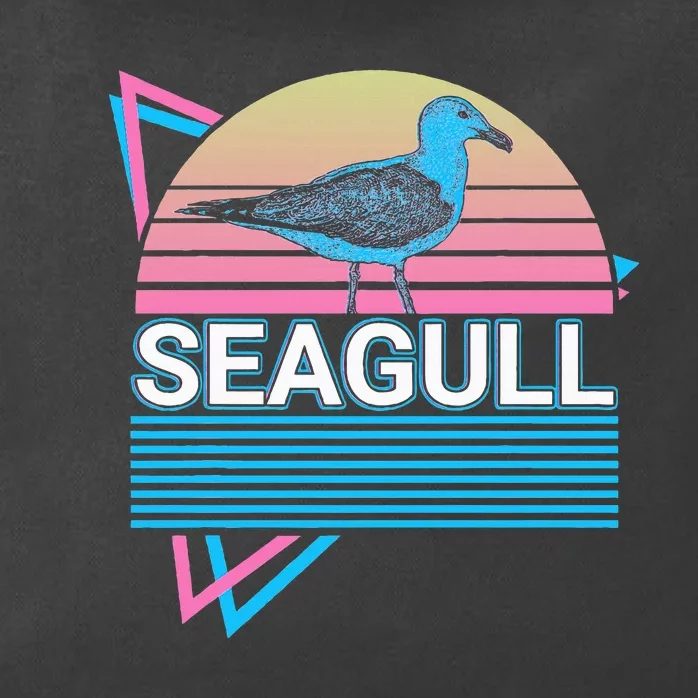 Seagull Retro Zip Tote Bag