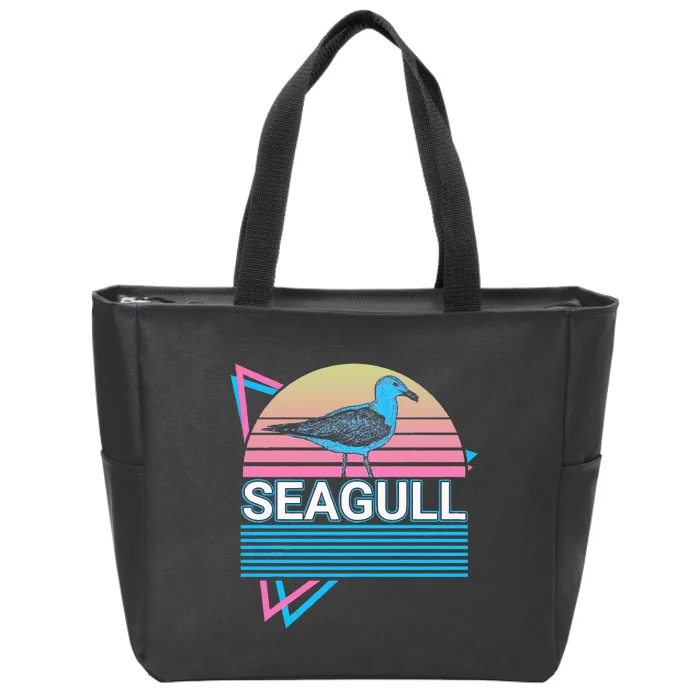 Seagull Retro Zip Tote Bag