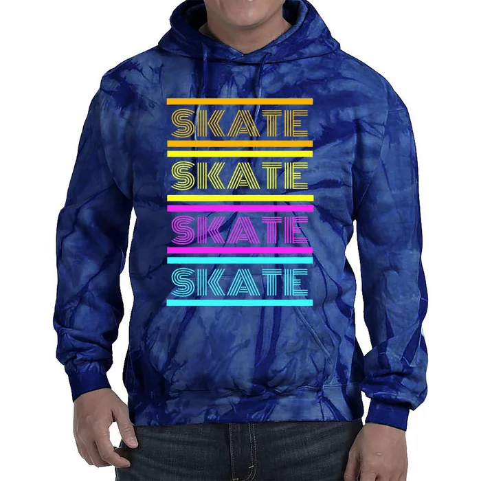 SKATE Roller Skate Tie Dye Hoodie