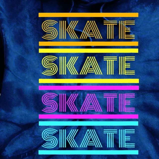 SKATE Roller Skate Tie Dye Hoodie