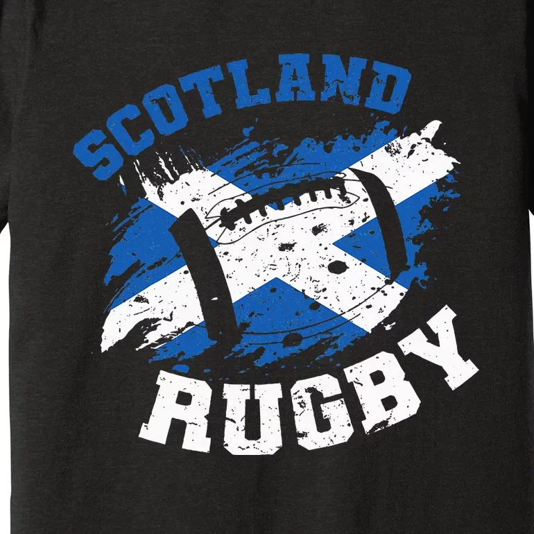 Scotland Rugby Scottish Scotland Flag Premium T-Shirt