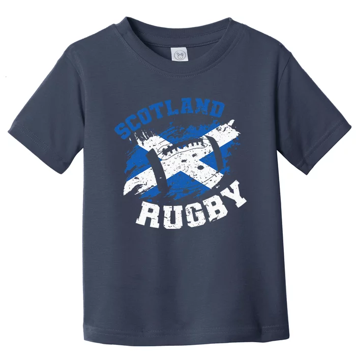 Scotland Rugby Scottish Scotland Flag Toddler T-Shirt