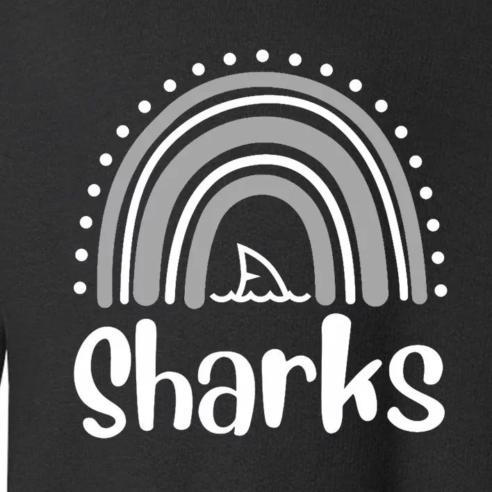 Sharks Rainbow Shirt Premium Toddler Sweatshirt