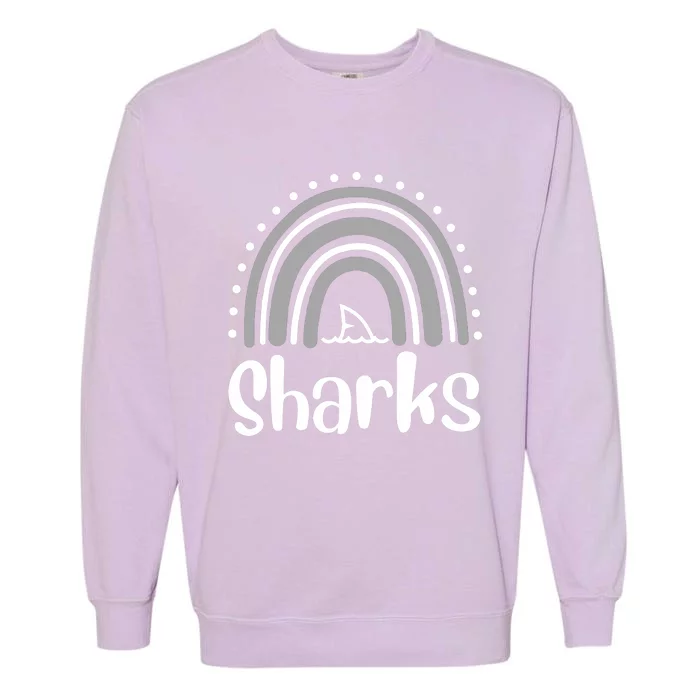 Sharks Rainbow Shirt Premium Garment-Dyed Sweatshirt