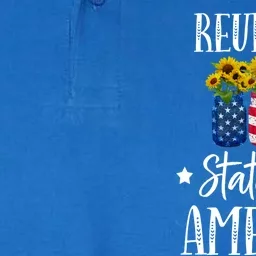 Sunflower Reunited States Of America Gift Softstyle Adult Sport Polo