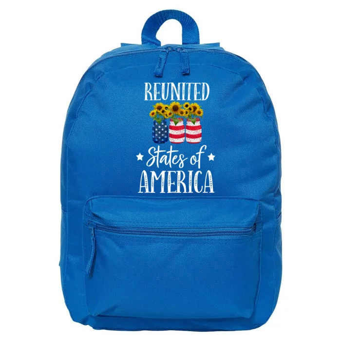 Sunflower Reunited States Of America Gift 16 in Basic Backpack