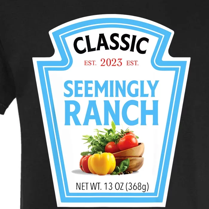 Seemingly Ranch Sauce Dressing Halloween Costume Matching Garment-Dyed Heavyweight T-Shirt