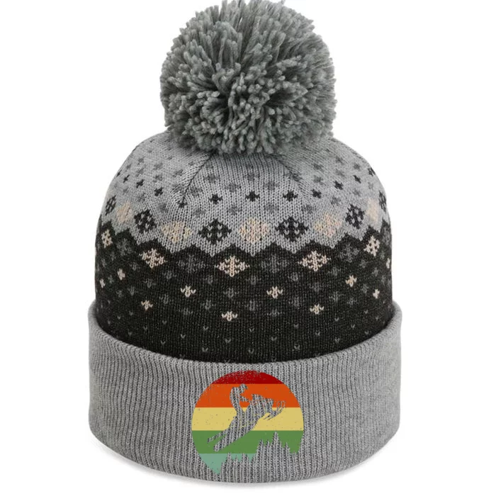 Snowmobile Retro The Baniff Cuffed Pom Beanie