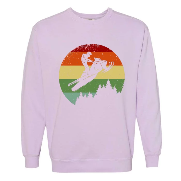 Snowmobile Retro Garment-Dyed Sweatshirt