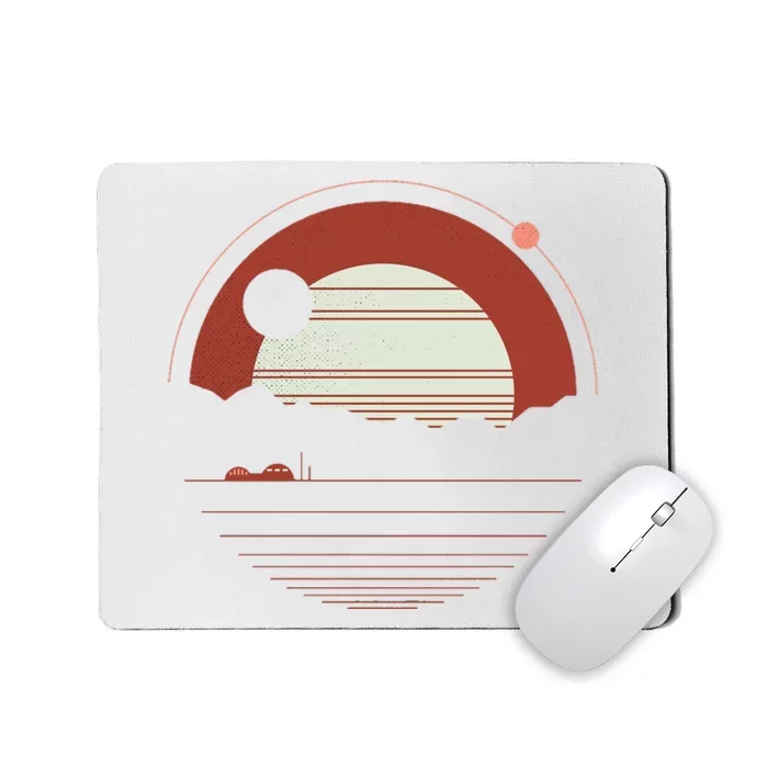 Solitude Red Sun Mousepad