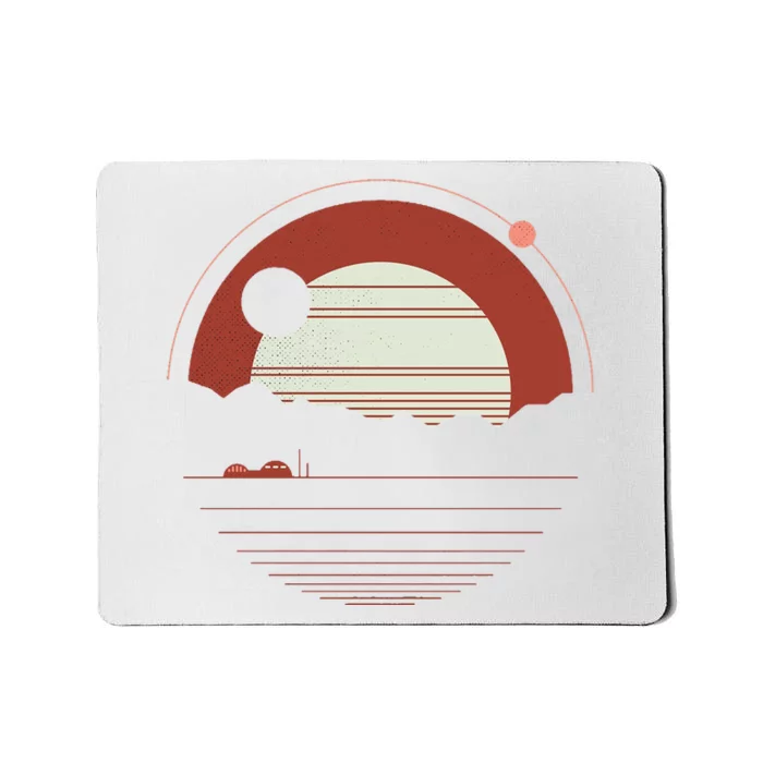 Solitude Red Sun Mousepad