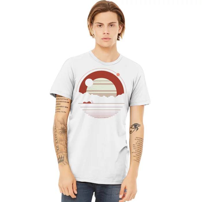 Solitude Red Sun Premium T-Shirt