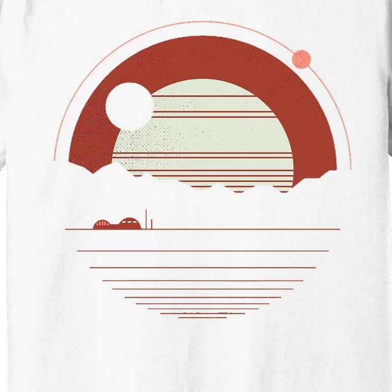 Solitude Red Sun Premium T-Shirt