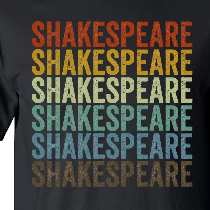 Shakespeare Retro Tall T-Shirt