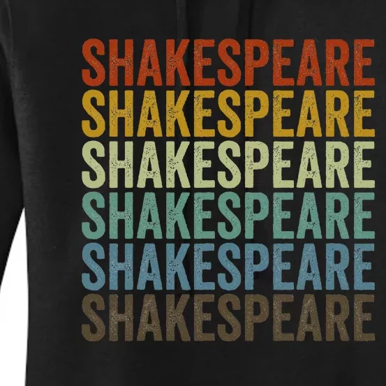 Shakespeare Retro Women's Pullover Hoodie