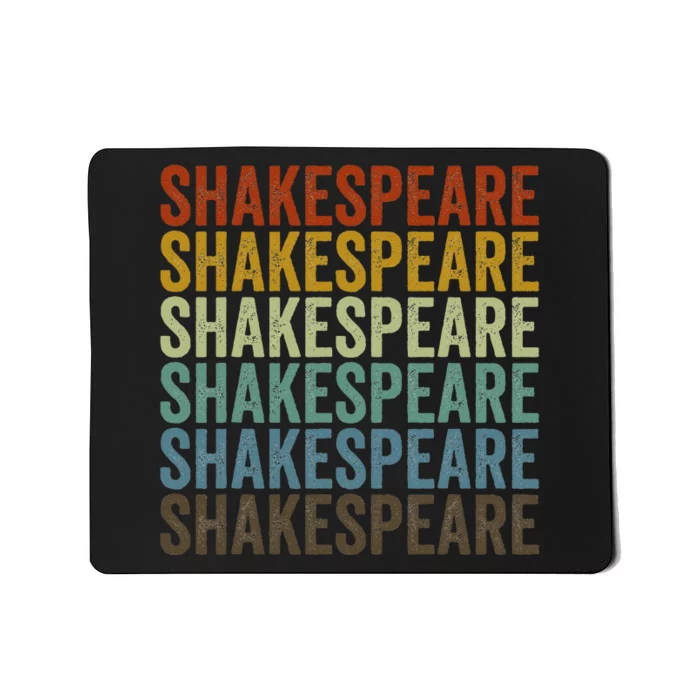 Shakespeare Retro Mousepad