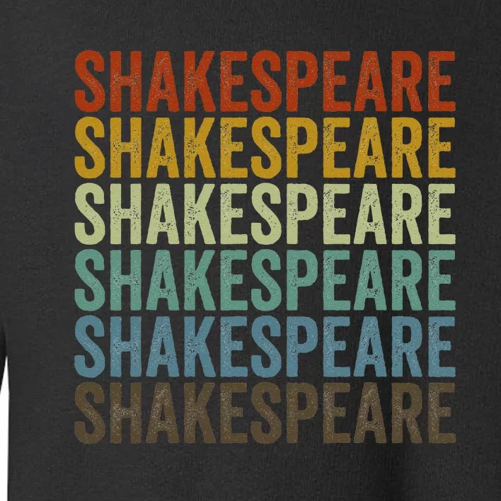 Shakespeare Retro Toddler Sweatshirt