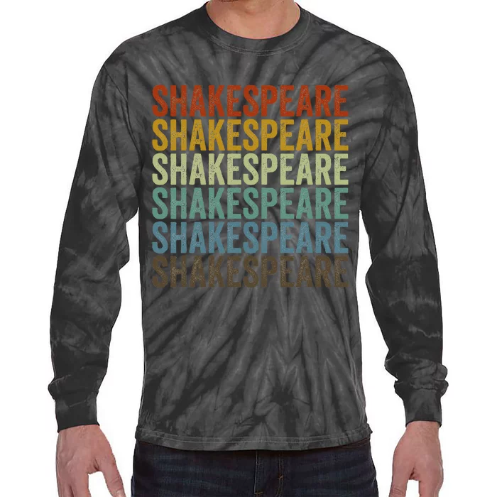 Shakespeare Retro Tie-Dye Long Sleeve Shirt