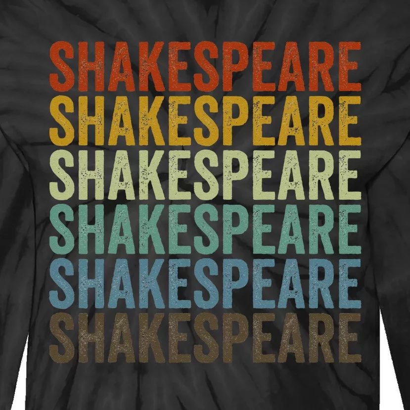 Shakespeare Retro Tie-Dye Long Sleeve Shirt