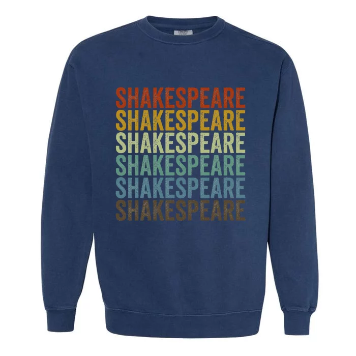 Shakespeare Retro Garment-Dyed Sweatshirt