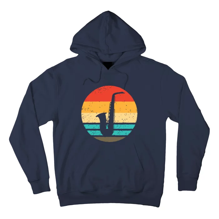 Saxophone Retro Style Vintage Hoodie