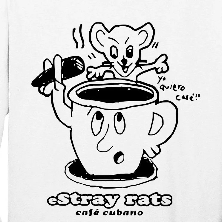 Stray Rats Secret Coffee Tall Long Sleeve T-Shirt