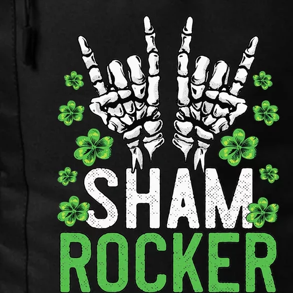 Sham Rocker St Patricks Day Outfit For Rock Fans Daily Commute Backpack