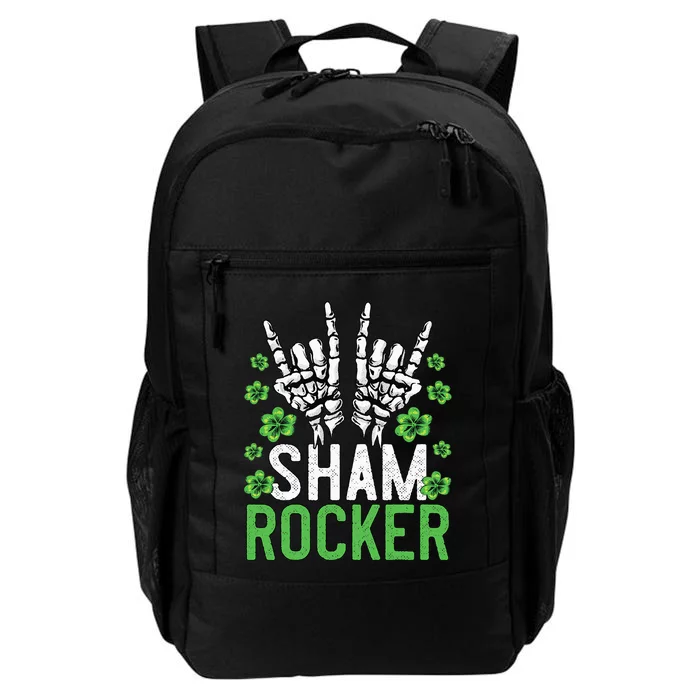 Sham Rocker St Patricks Day Outfit For Rock Fans Daily Commute Backpack