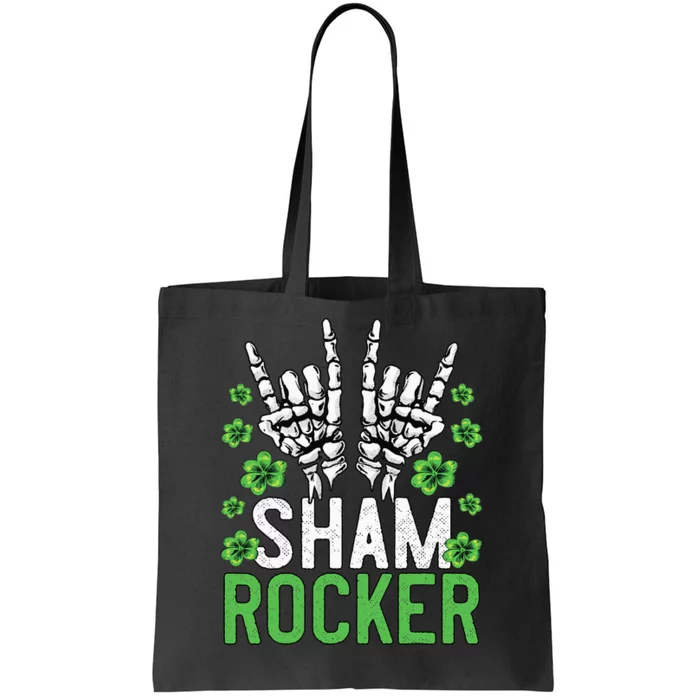 Sham Rocker St Patricks Day Outfit For Rock Fans Tote Bag