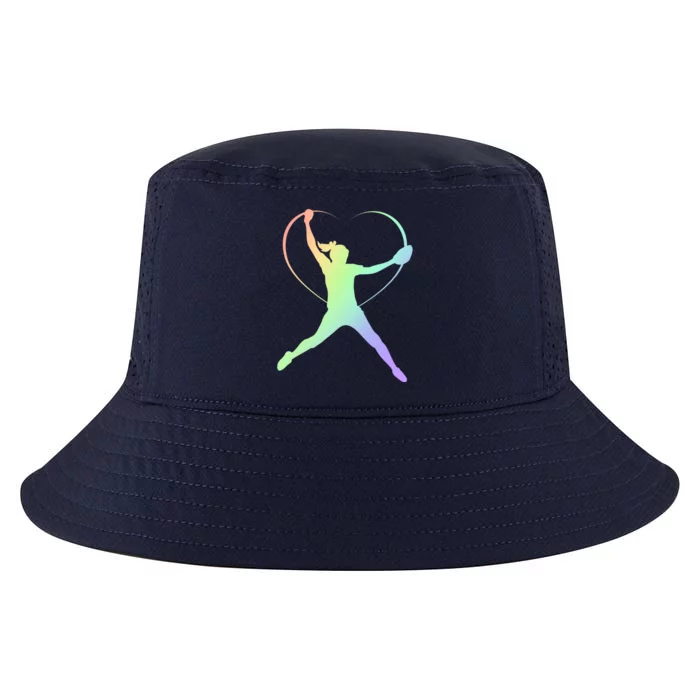 Soft Rainbow Softball Gift Idea For Teen Pitcher Coach Cool Gift Cool Comfort Performance Bucket Hat