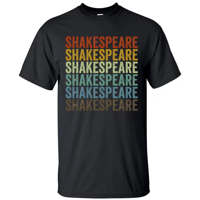 Shakespeare Retro Tall T-Shirt