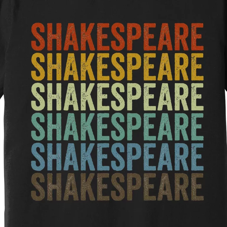 Shakespeare Retro Premium T-Shirt