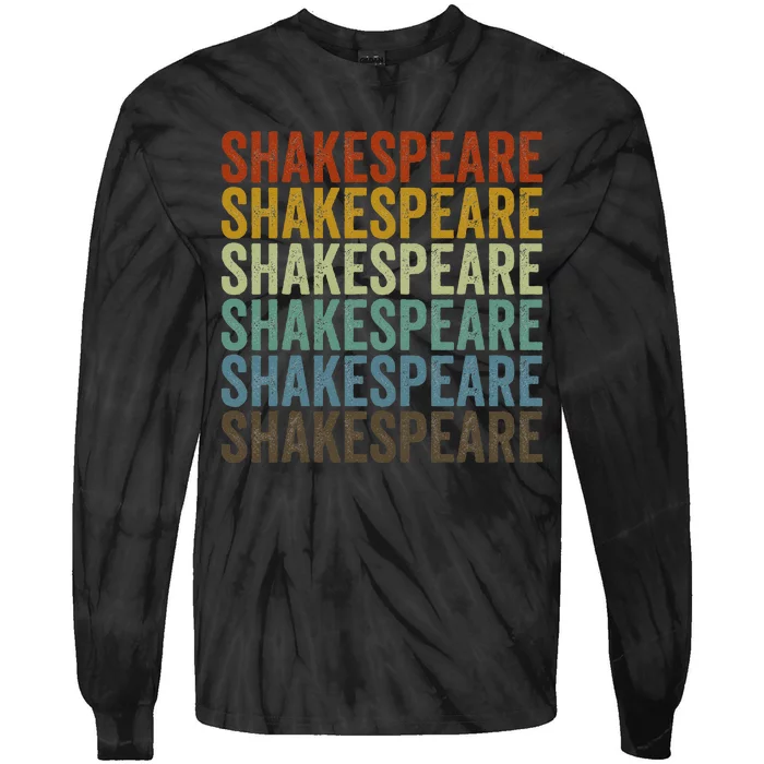 Shakespeare Retro Tie-Dye Long Sleeve Shirt