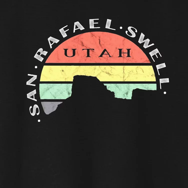 San Rafael Swell Utah Women's Crop Top Tee