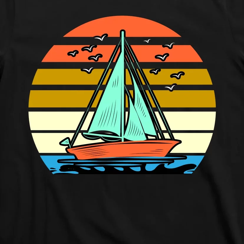 Sailing Retro Sail Boat T-Shirt