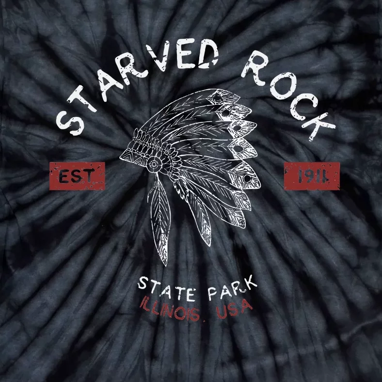 Starved Rock State Park Illinois Gifts Il Tie-Dye T-Shirt