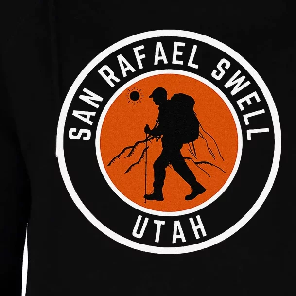 San Rafael Swell Utah Womens Funnel Neck Pullover Hood