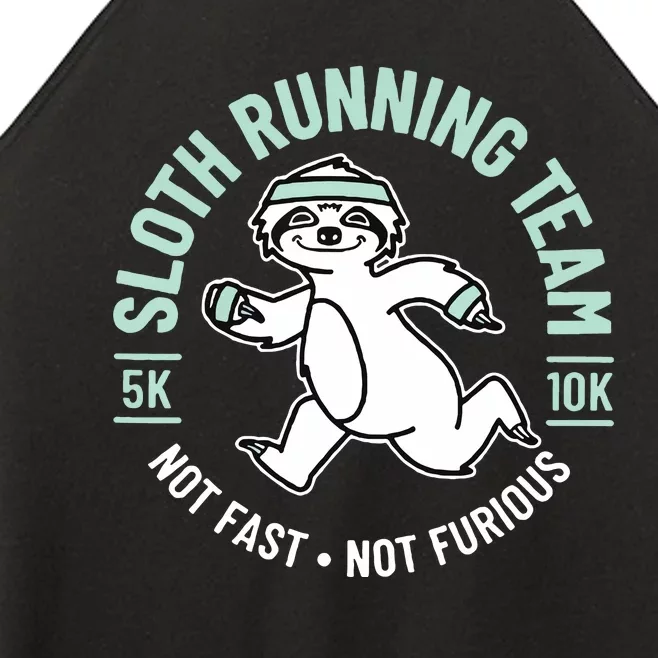 Sloth Running Team Not Fast Not Furious Women’s Perfect Tri Rocker Tank