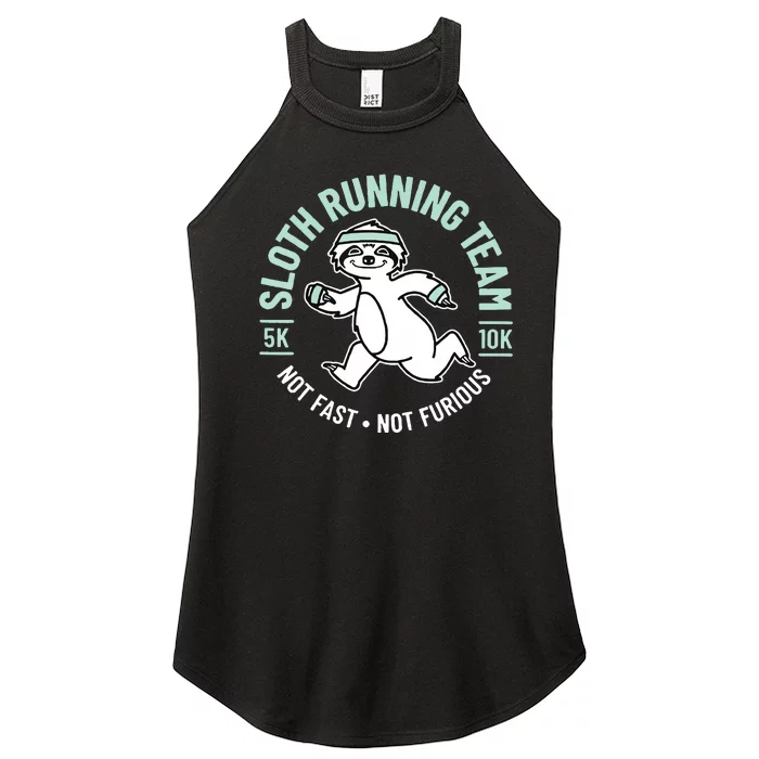 Sloth Running Team Not Fast Not Furious Women’s Perfect Tri Rocker Tank