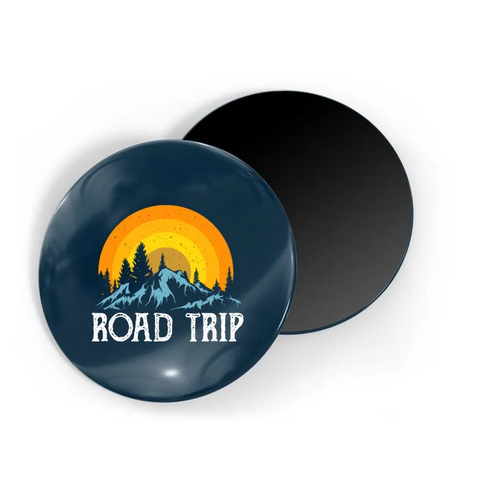 Sunset Road Trip Camping Gift Camper Holiday Magnet