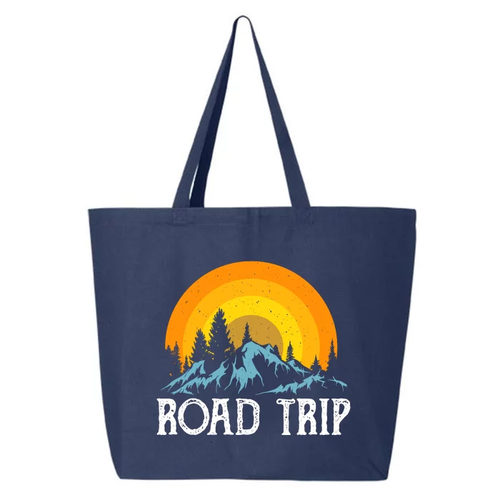 Sunset Road Trip Camping Gift Camper Holiday 25L Jumbo Tote